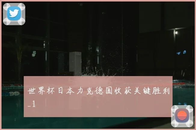 世界杯日本力克德国收获关键胜利_1
